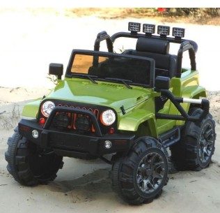 Детский электромобиль Джип M 3155 EBR-10 Jeep, зелёный