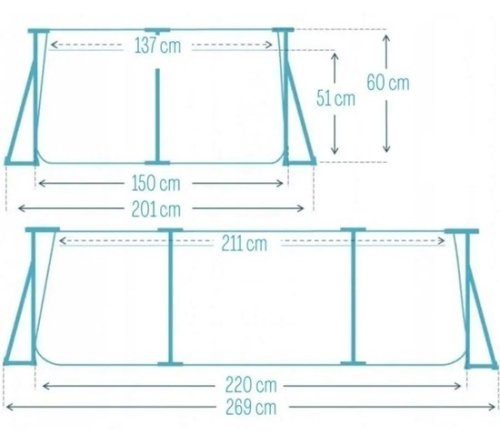 Каркасный бассейн Intex 28266