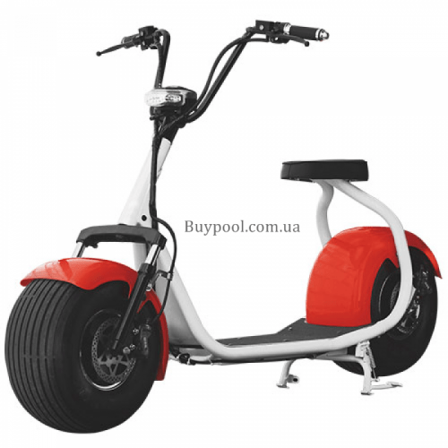 Электробайк BT-SC02-3W, красные крылья