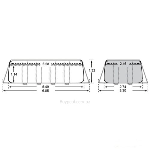 Каркасный бассейн Intex 26356