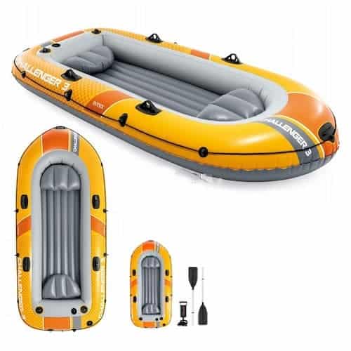Трехместная лодка Intex 66313 Challenger 3 Set